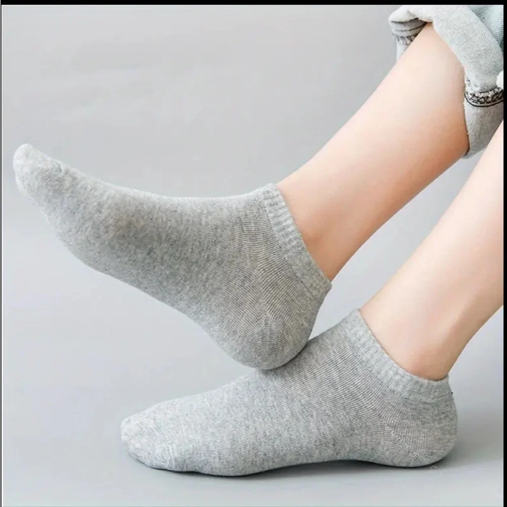 SALE! 10Pack NEW Men's White Ankle Socks (One Size / Unisex)